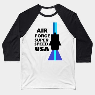 Air Force Super Speed USA Baseball T-Shirt